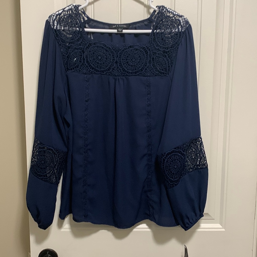 Zac & Rachel Navy Blouse